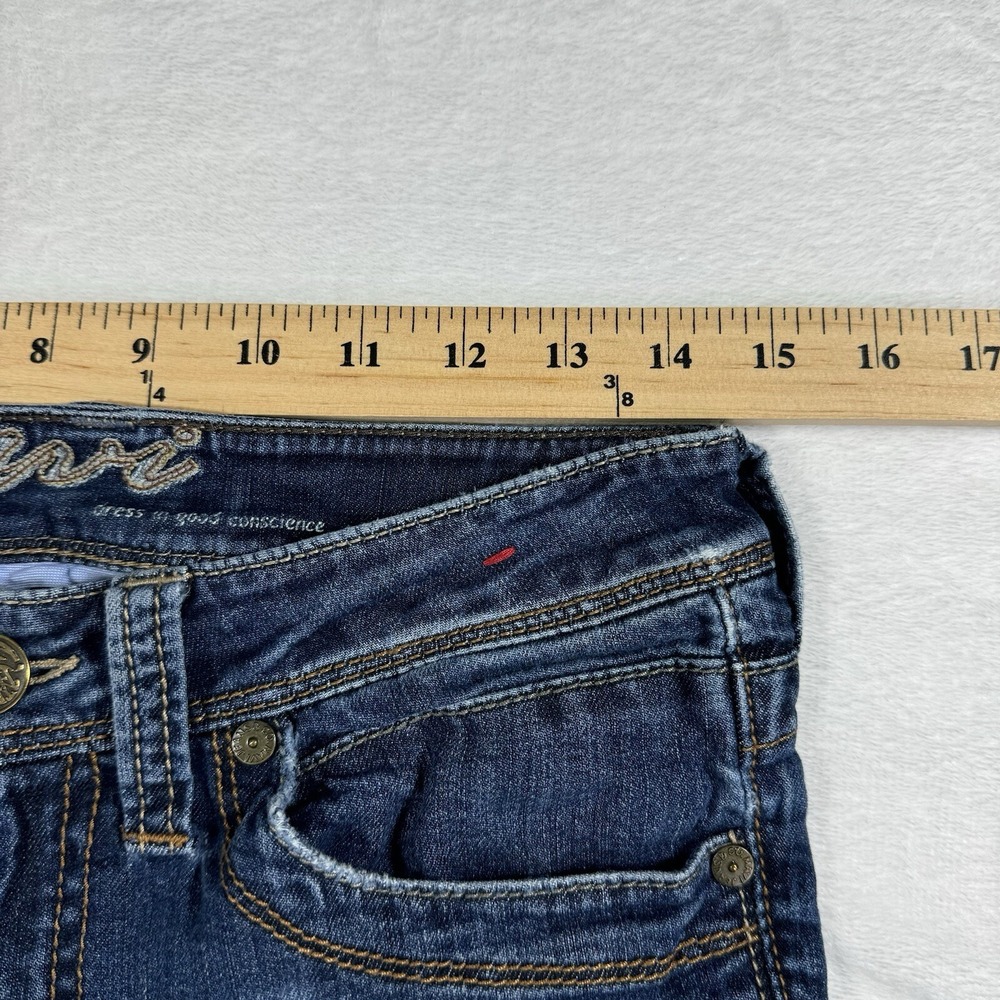 Mavi Kay Bootcut Jeans Womens 30x27 Dark Wash Low Rise Denim Stretch Y2K - Picture 7 of 10